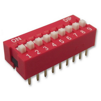 DIP переключатели SWD1-9 (DS-09) (Вдм1-9) RUICHI DIP переключатели SWD1-9 (DS-09) (Вдм1-9) RUICHI