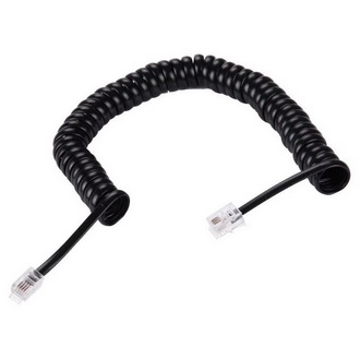 Телефонный кабель Витой кабель RJ10 (4P4C) 2м черный RUICHI
