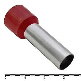 Наконечники на кабель DN35025 red (8.3x25mm) 