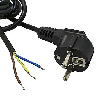 Сетевые шнуры SCZ Угл. б/роз. 3м. 3х0.75 RUICHI Сетевые шнуры SCZ Угл. б/роз. 3м. 3х0.75 RUICHI