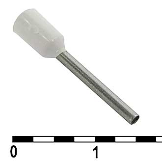 Наконечники на кабель DN10012 white (4.5x12mm) 