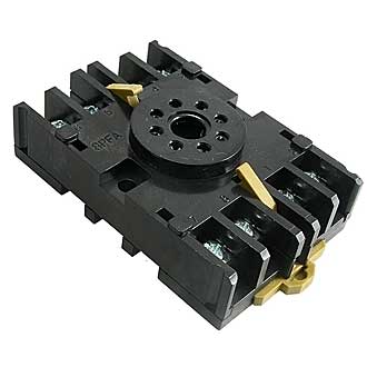 Колодки для реле 8PFA  колодка для MK2P RUICHI Колодки для реле 8PFA  колодка для MK2P RUICHI