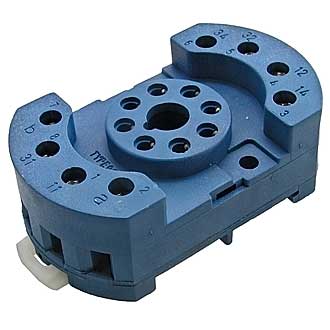 Колодки для реле TYPE 90.22  для MK2P RUICHI Колодки для реле TYPE 90.22  для MK2P RUICHI