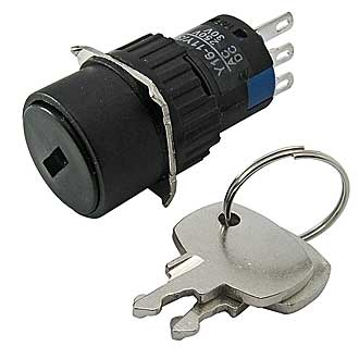 Ключ - выключатель Y6-11Y/3 on-on 