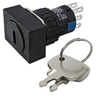 Ключ - выключатель Y6-22J/6 on-on 