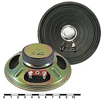 Динамики YD103-10R 6W 8ohm RUICHI