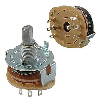 Галетные переключатели SR25-1-2-3   на провод 