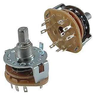 Галетные переключатели SR25-1-3-3   на провод 