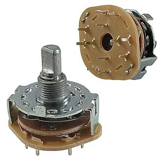 Галетные переключатели SR25-1-4-2   на плату 