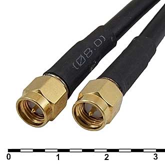 Высокочастотные разъемы SMA-J5/SMA-J5-RG58-30 