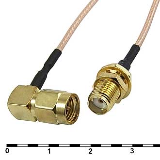 Высокочастотные разъемы SMA-JW2/SMA-KY2-RG178-30 