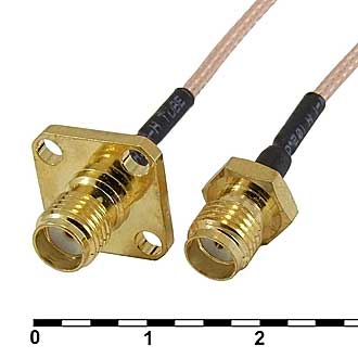 Высокочастотные разъемы SMA-K2/SMA-KF2-RG178-30 