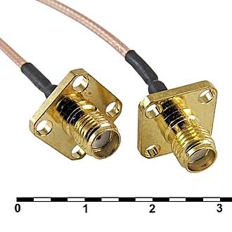 Высокочастотные разъемы SMA-KF2/SMA-KF2-RG178-30 