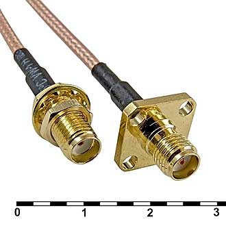 Высокочастотные разъемы SMA-KY3/SMA-KF3-RG316-30 