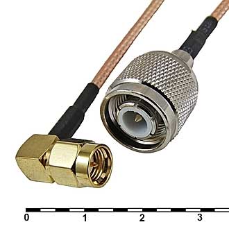 Высокочастотные разъемы TNC-J3Y/SMA-JW3-RG316-30 