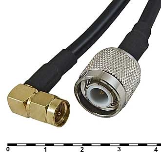 Высокочастотные разъемы TNC-J5Y/SMA-JW5-RG58-30 