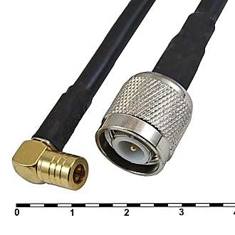 Высокочастотные разъемы TNC-J5Y/SMB-KW5-RG58-30 
