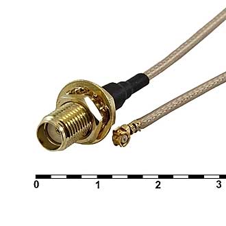 Высокочастотные разъемы UFL-F/SMA-F JV-003+O 41CM RUICHI