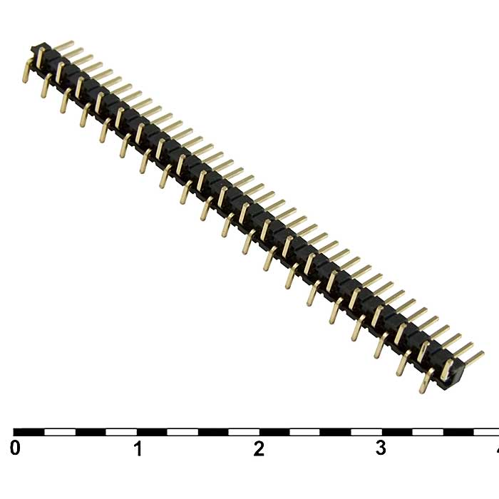 Штыри и гнезда для плат 1.27мм PLL1.27-1x40S H1=1.7 