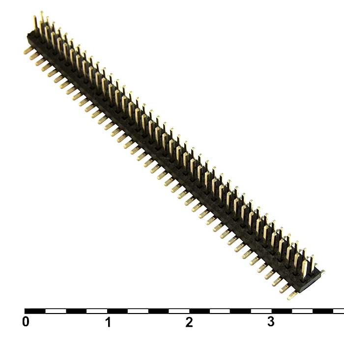 Штыри и гнезда для плат 1.27мм PLLD1.27-80S H1=1.0 