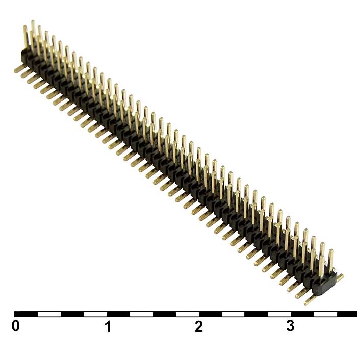 Штыри и гнезда для плат 1.27мм PLLD1.27-80S H1=1.7 