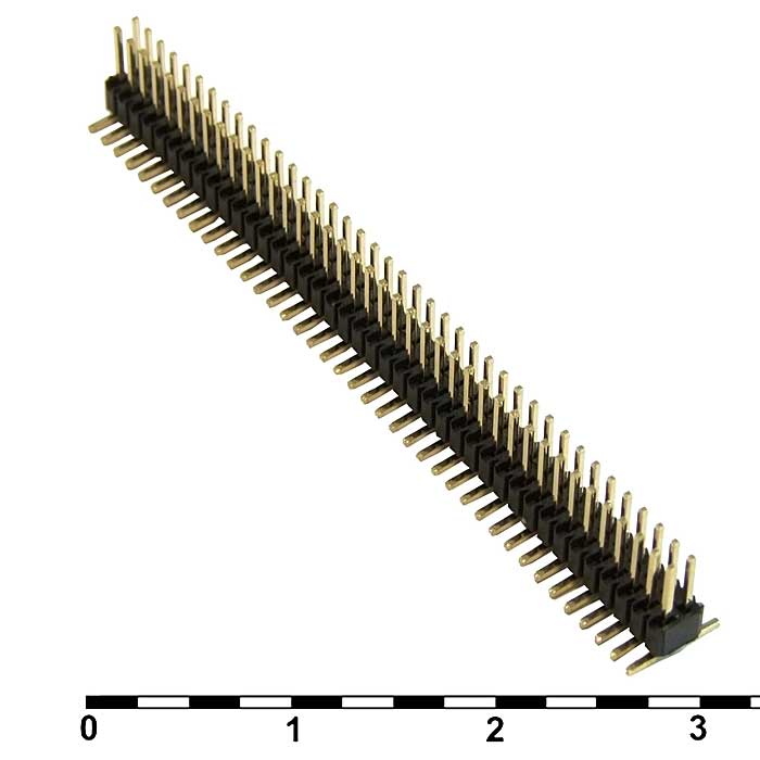 Штыри и гнезда для плат 1.27мм PLLD1.27-80S H1=2.0 
