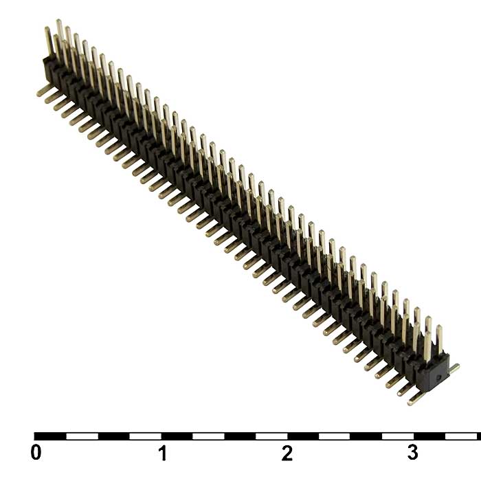 Штыри и гнезда для плат 1.27мм PLLD1.27-80S H1=2.5 