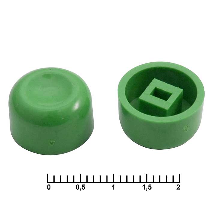 Колпачки для кнопок A01 Green 