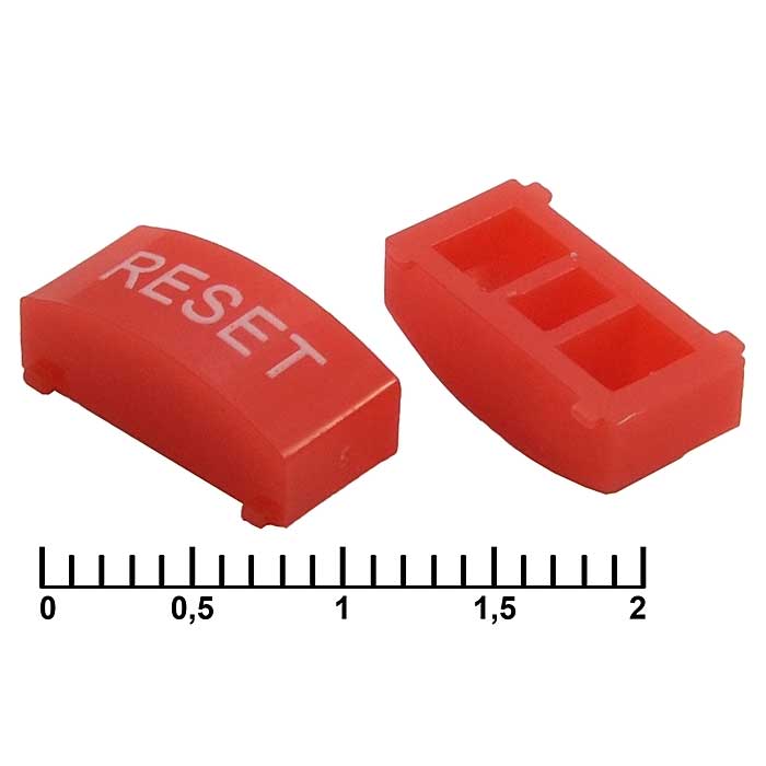 Колпачки для кнопок A02 Red Reset 