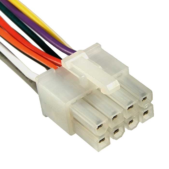 Межплатные кабели питания MF-2x4F wire 0,3m AWG20 RUICHI