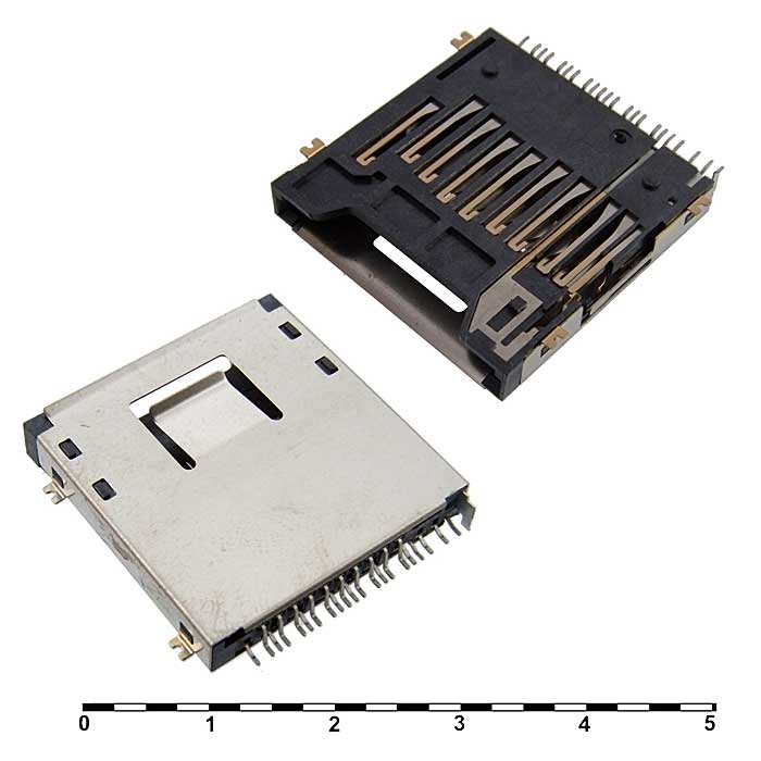 Держатели SIM и карт памяти SD+MS 