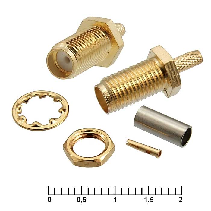 Высокочастотные разъемы SMA-C316F RUICHI