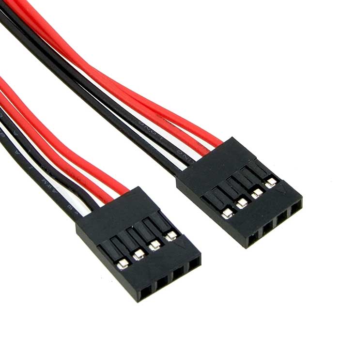 Межплатные кабели питания BLS-4 *2 AWG26 0.3m RUICHI