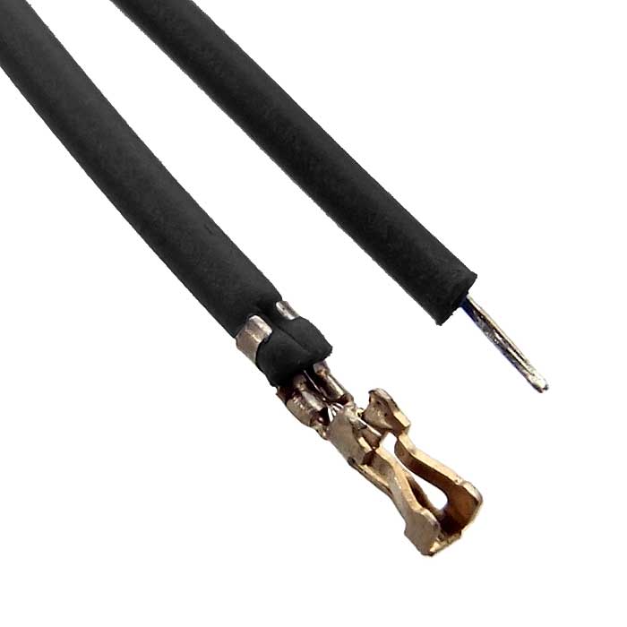 Штыри и гнезда для плат 2.00мм BLS2 2,00 mm AWG26 0,3m black 