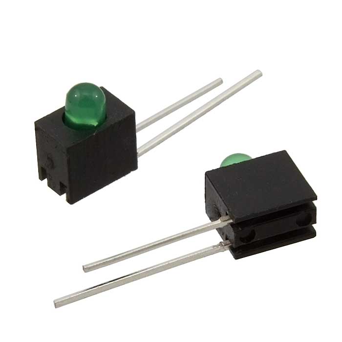 Светодиоды в корпусе 3mm*11,5-3v  4Lm green 15 