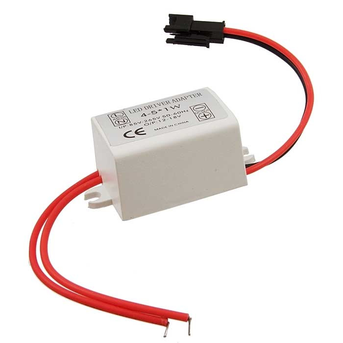 Драйверы для светодиодов Led driver 4-5x1W 12-25VDC 