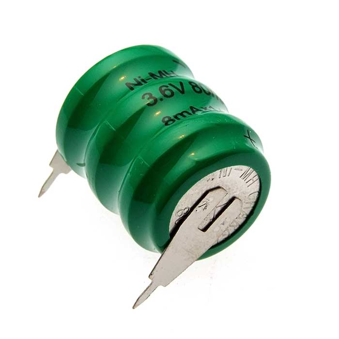 Аккумуляторные батареи Ni-MH 80H 15,6*19,5 3,6V 80mah 