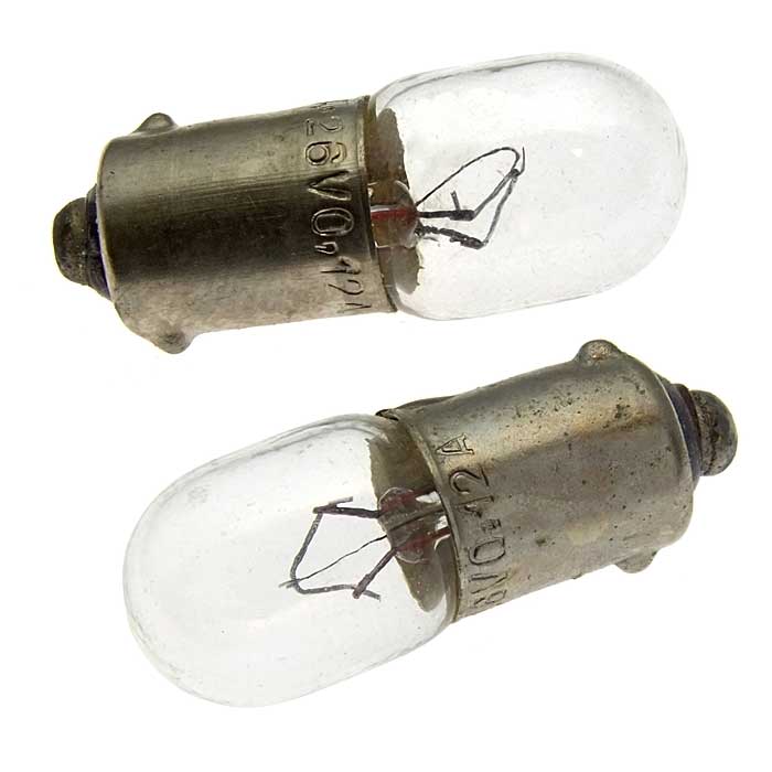 Лампы накаливания МН26-0.12 (B9S/14) 