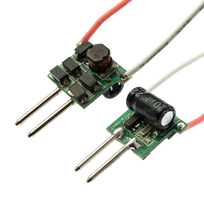 Драйверы для светодиодов LD DC/AC 12V 1x3W 3-4VDC 0.6A MR16 