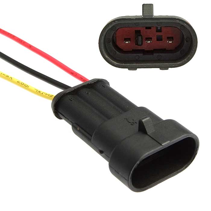 Авт. соединители DJ7031-1.5-11 (18AWG 200mm) RUICHI