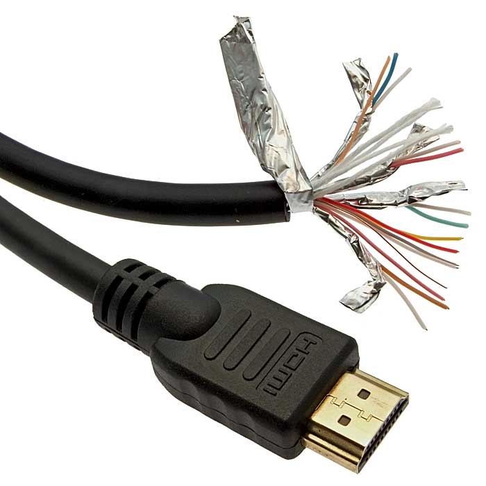 HDMI / DVI шнуры Кабель HDMI 5М с одиним разъемом 