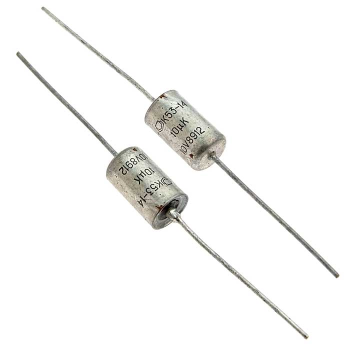 Электролитические конденсаторы К53-14     10 В    10 мкф  