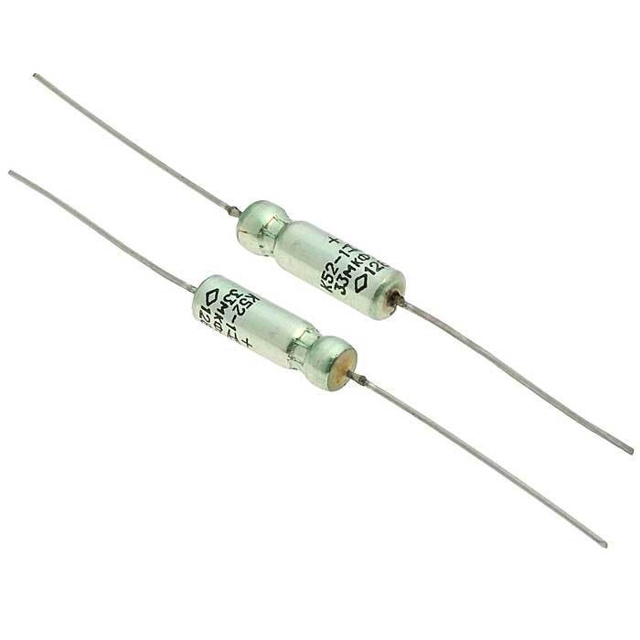 Танталовые конденсаторы К52-1      25 В    33 мкф 