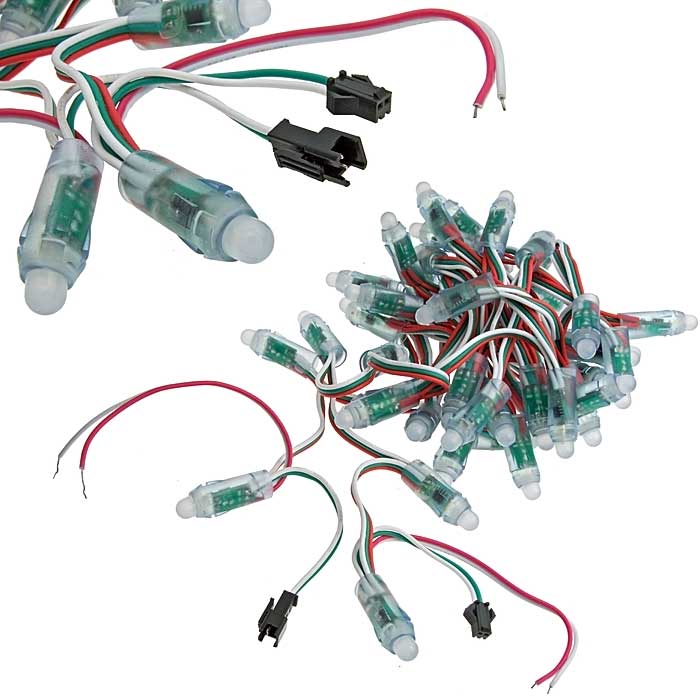 Светодиодные модули подсветки F8 PIXEL MODULE 5V 0.5W FULL COLOR 