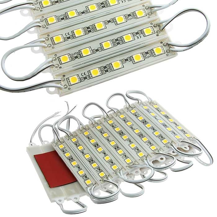 Светодиодные модули подсветки 5050 5LED 12V 1W W-W 