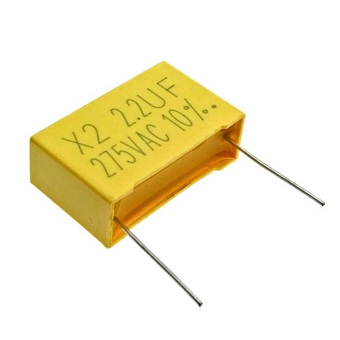 Металлопленочные конденсаторы 2.2uf   275VAC 10% (X2) 
