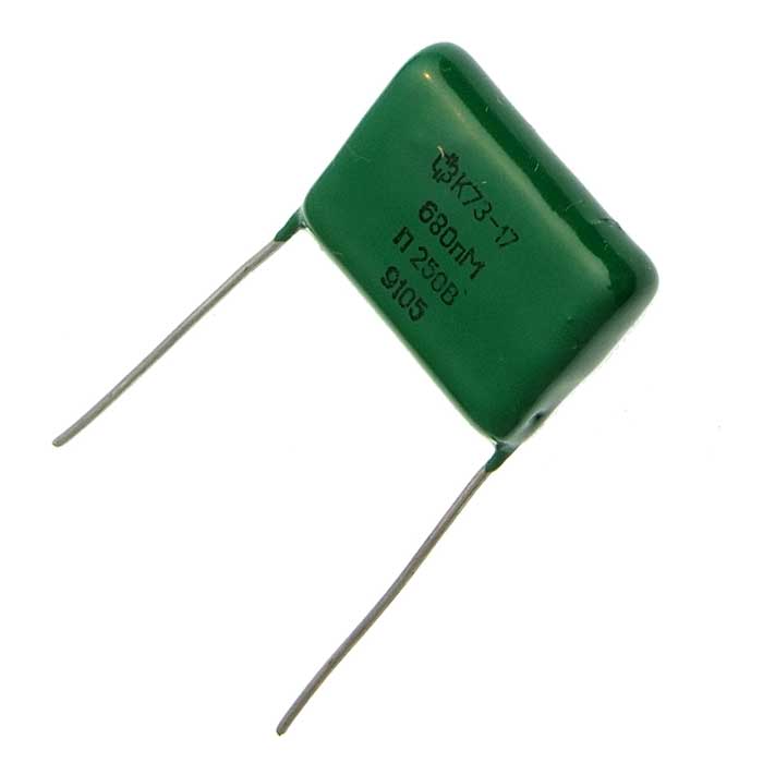 Металлопленочные конденсаторы К73-17    250 В  0.68 мкф 