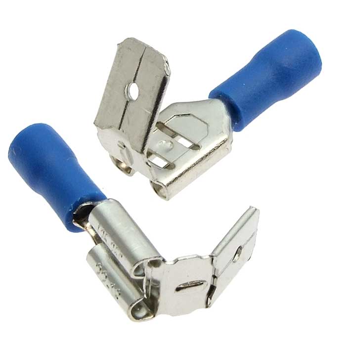 Клеммы ножевые изолированные PBDD1.25-250 blue RUICHI