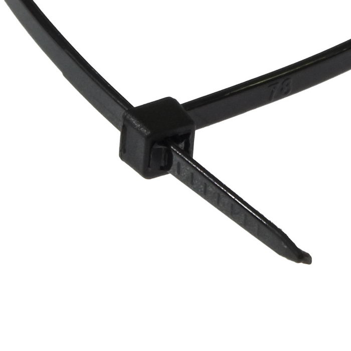 Кабельные стяжки 250x4 black (100шт) RUICHI