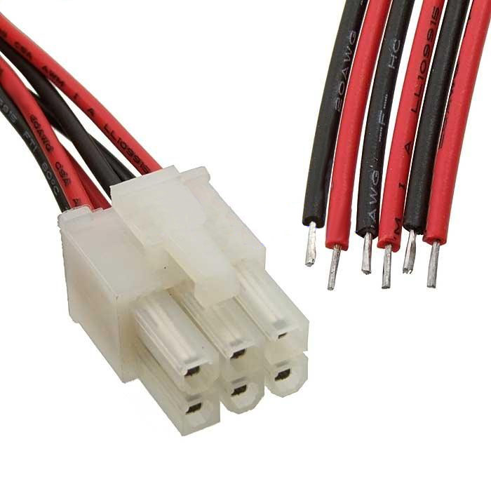 Межплатные кабели питания MF-2x3F wire 0,3m AWG20 RUICHI